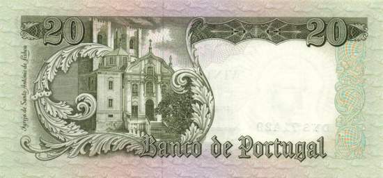 20 Escudos 26.5.1964